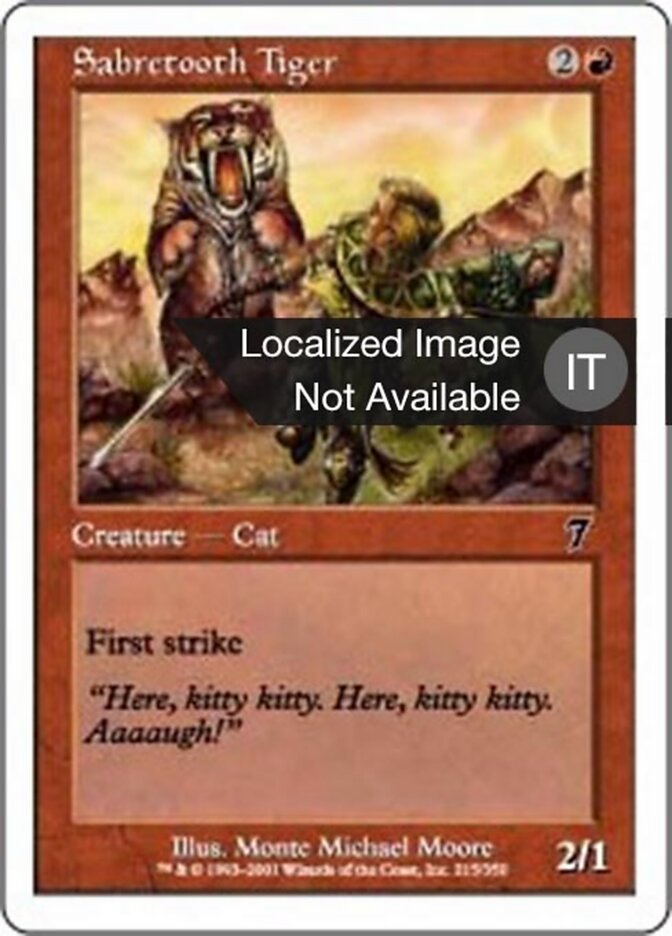 Sabretooth Tiger