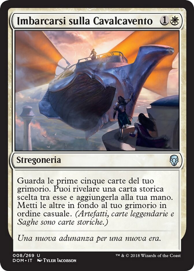 Imbarcarsi sulla Cavalcavento