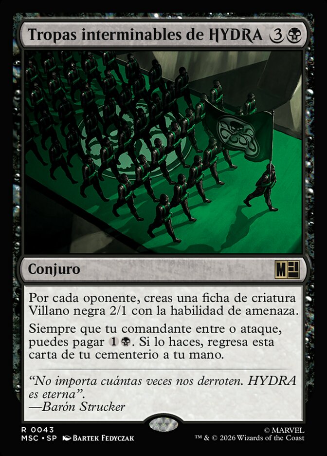 Tropas interminables de HYDRA