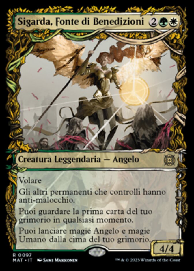 Sigarda, Fonte di Benedizioni