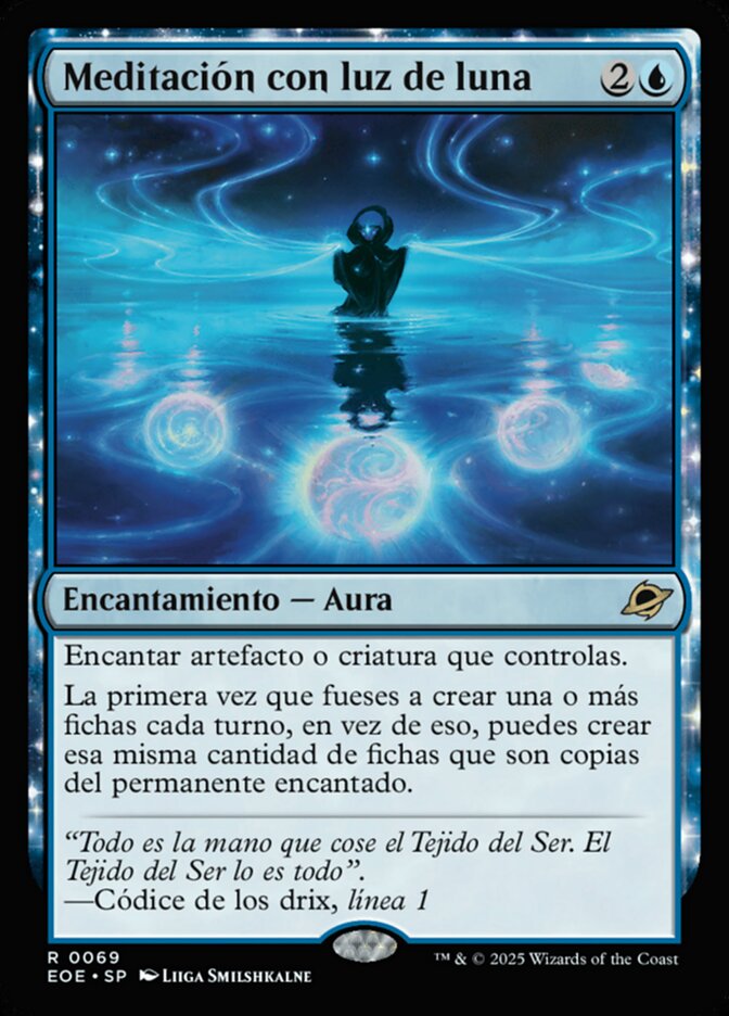Meditación con luz de luna