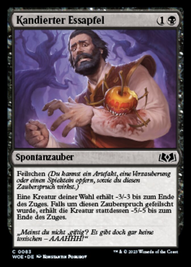 Kandierter Essapfel