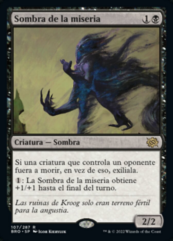 Sombra de la miseria
