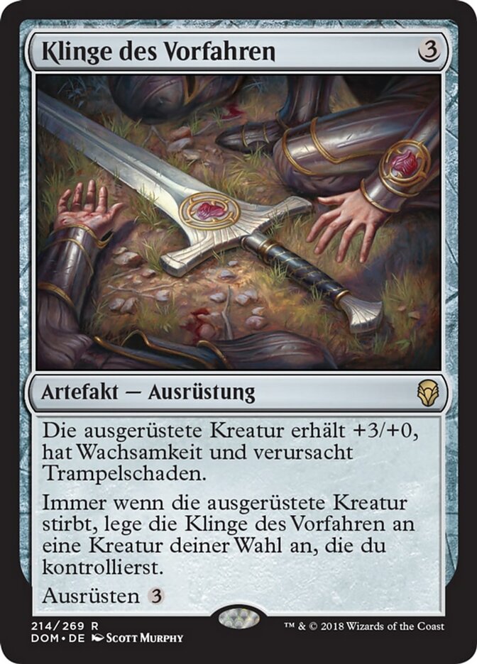 Klinge des Vorfahren