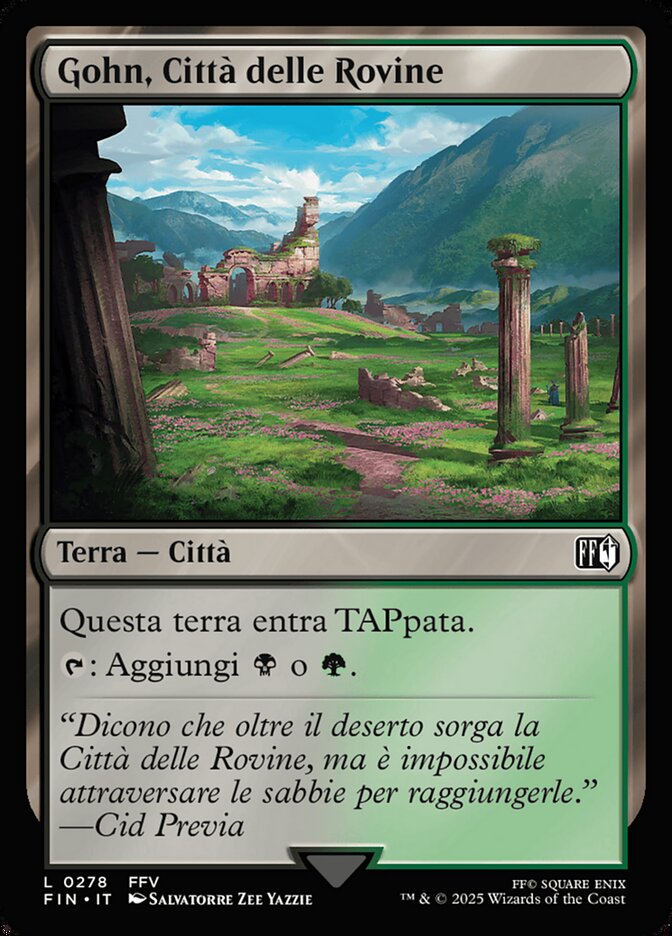 Gohn, Città delle Rovine
