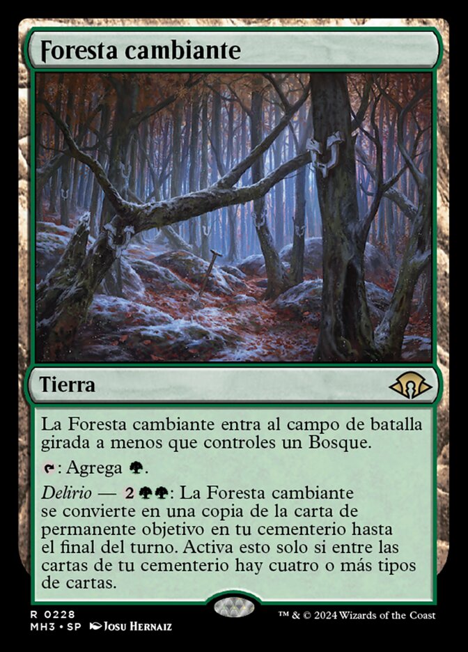 Foresta cambiante