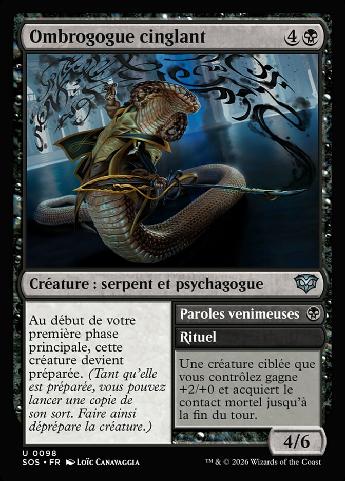 Scathing Shadelock // Venomous Words