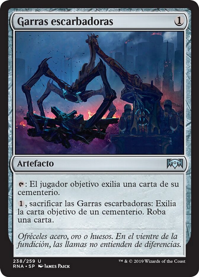 Garras escarbadoras
