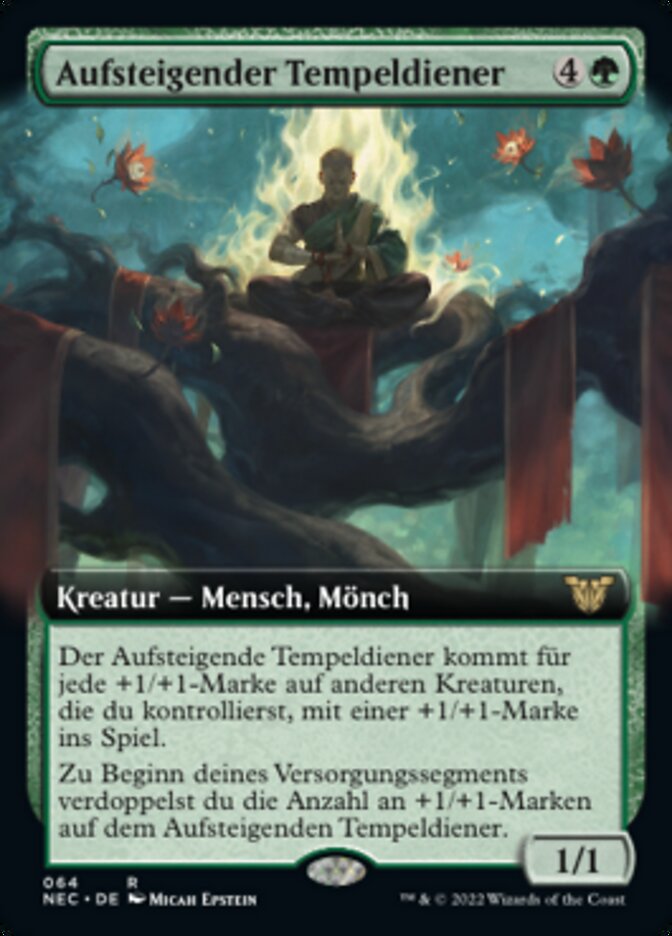 Aufsteigender Tempeldiener