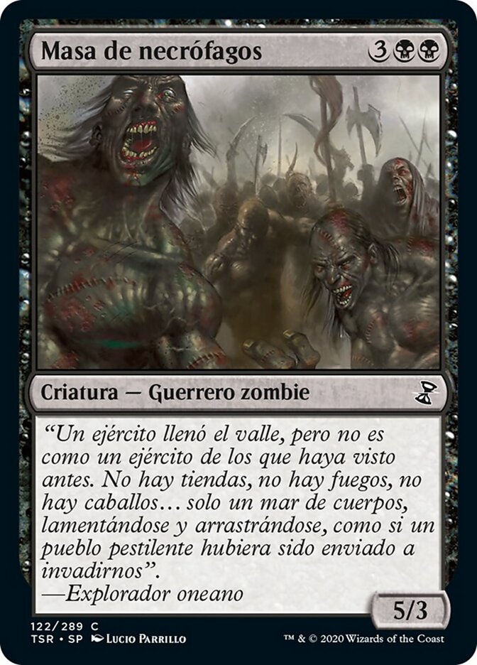 Masa de necrófagos