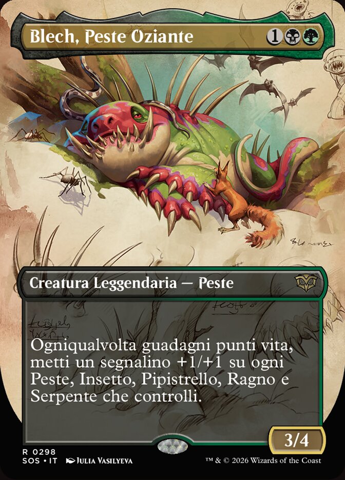 Blech, Peste Oziante