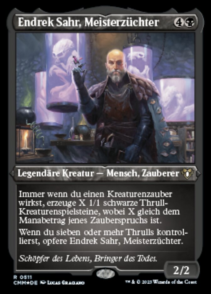 Endrek Sahr, Meisterzüchter