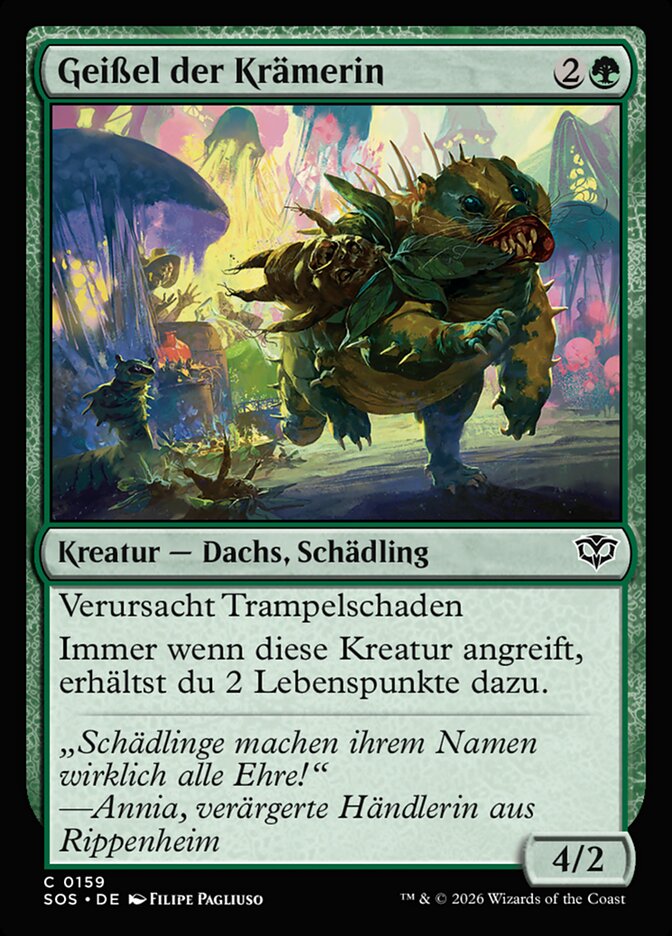 Geißel der Krämerin