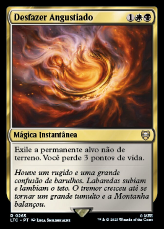 Desfazer Angustiado