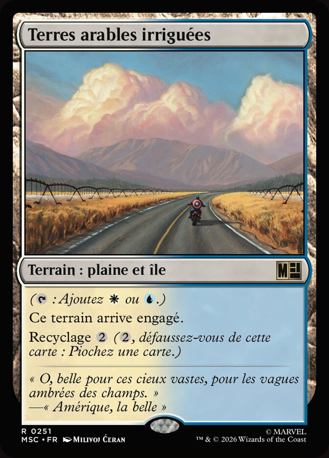 Terres arables irriguées