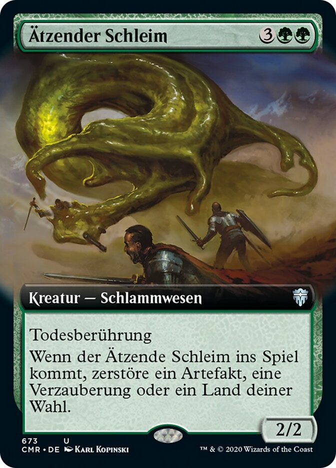 Ätzender Schleim