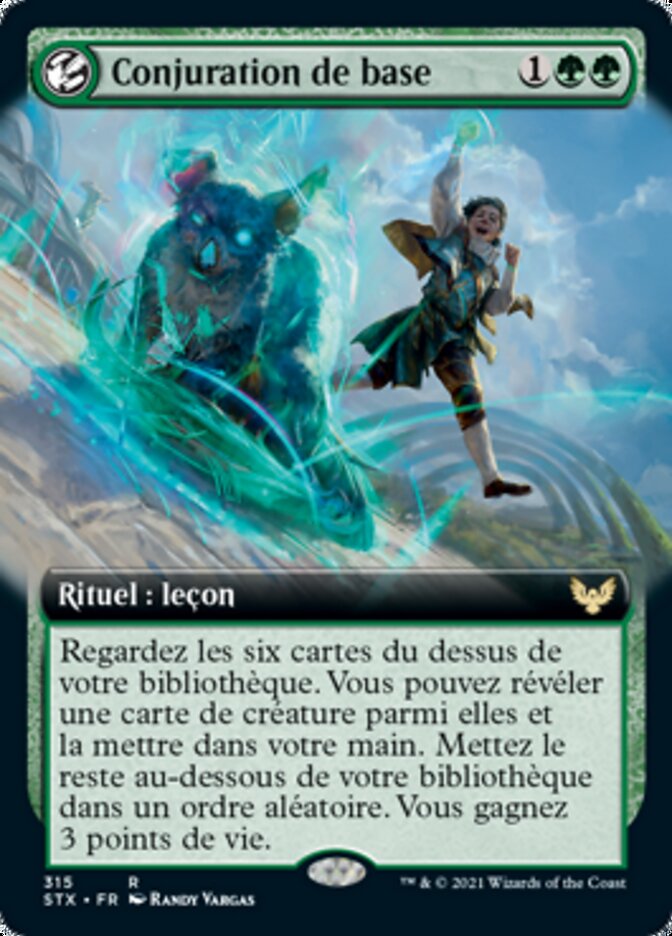 Conjuration de base