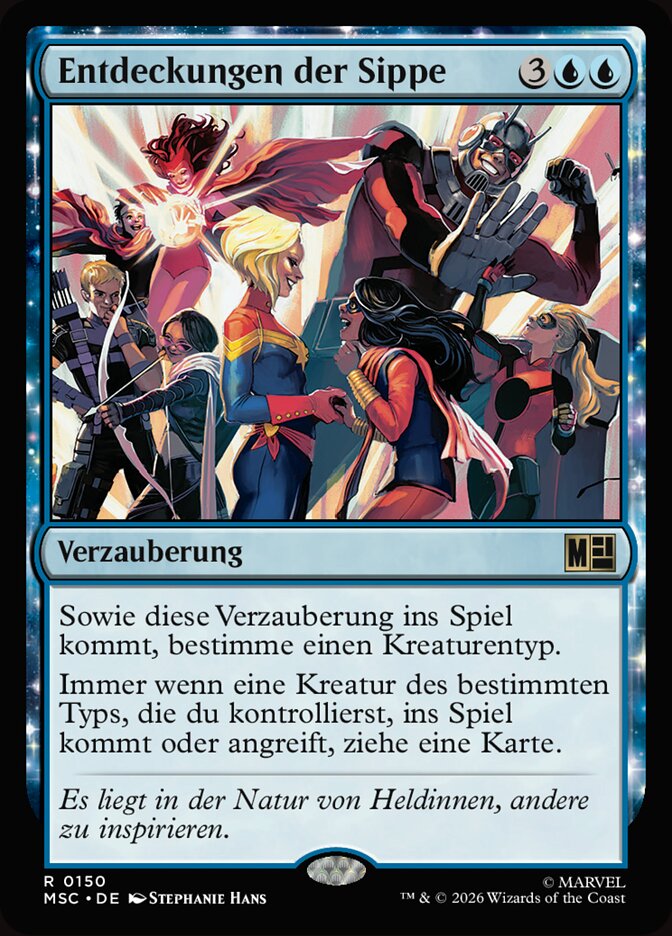 Entdeckungen der Sippe