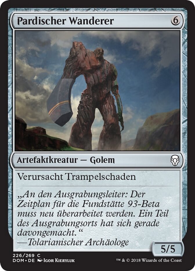 Pardischer Wanderer