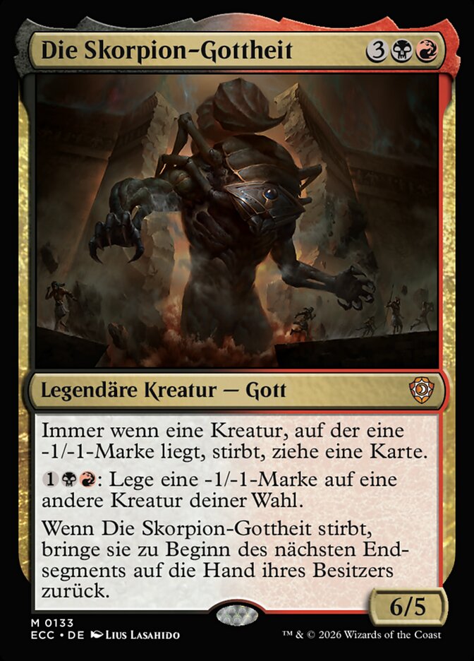 Die Skorpion-Gottheit