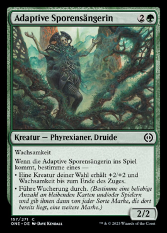 Adaptive Sporensängerin