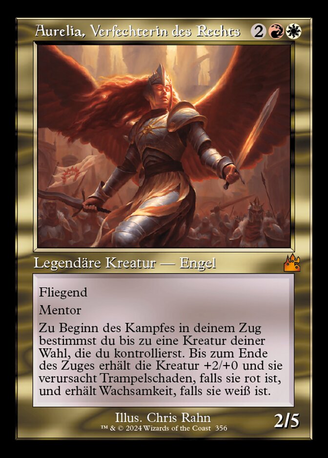 Aurelia, Verfechterin des Rechts