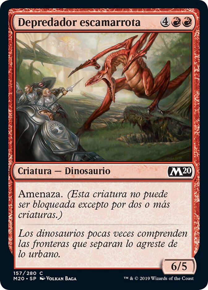 Depredador escamarrota