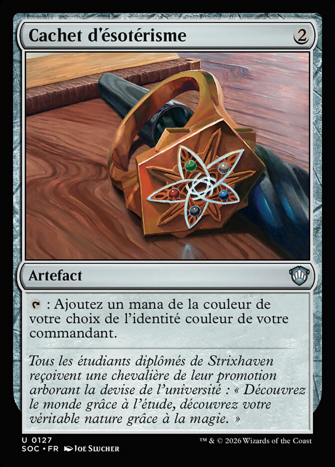 Cachet d'ésotérisme