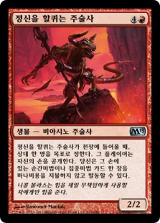 정신을 할퀴는 주술사
