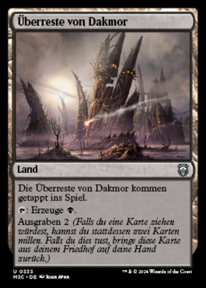 Überreste von Dakmor
