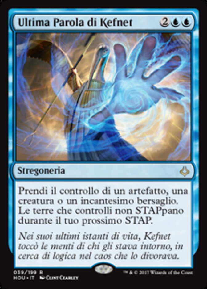 Ultima Parola di Kefnet