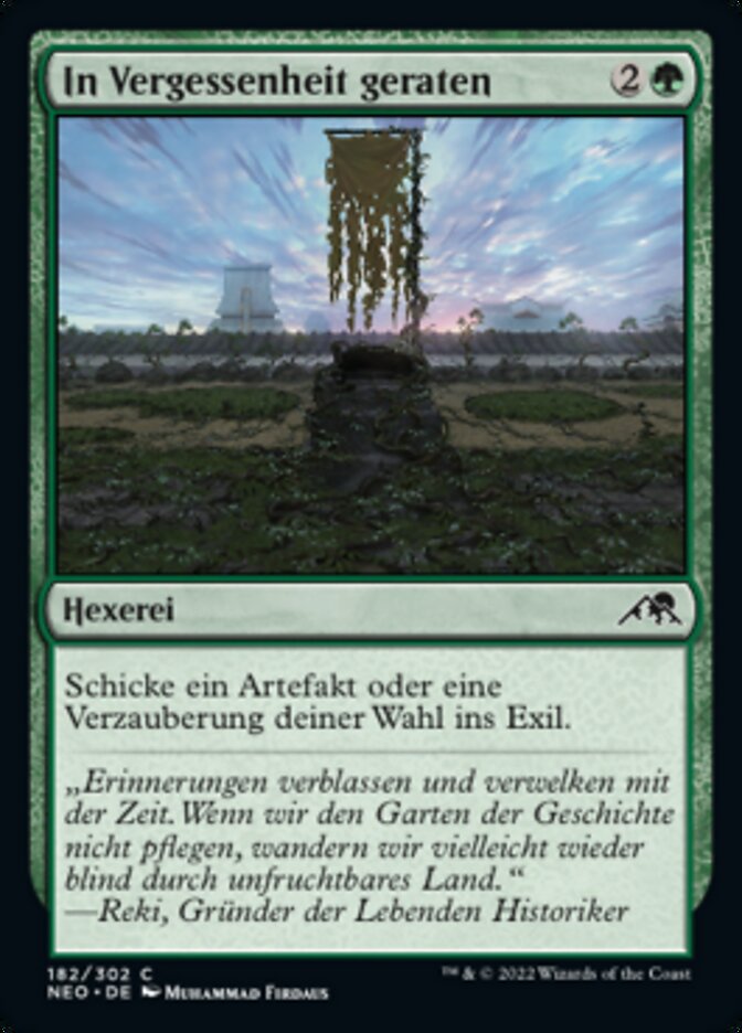 In Vergessenheit geraten