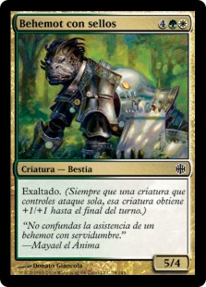 Behemot con sellos