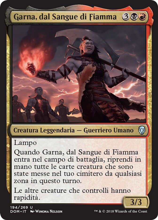 Garna, dal Sangue di Fiamma
