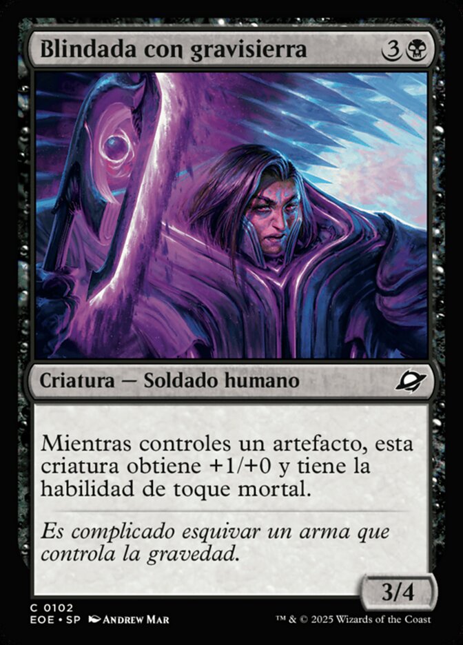 Blindada con gravisierra