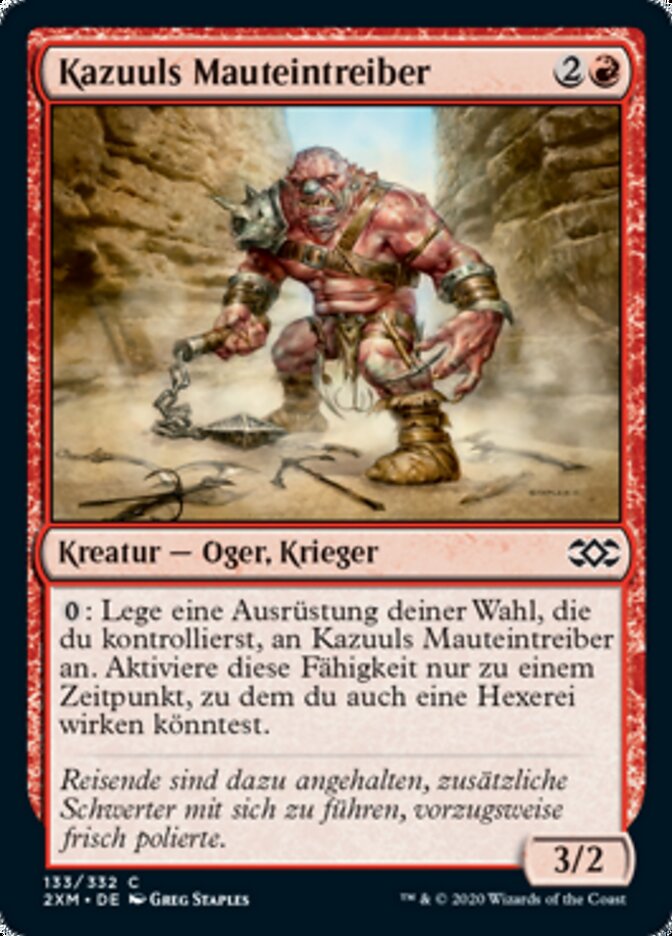 Kazuuls Mauteintreiber