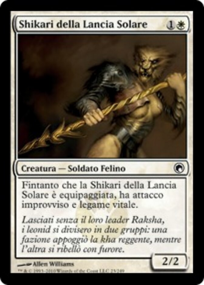 Shikari della Lancia Solare