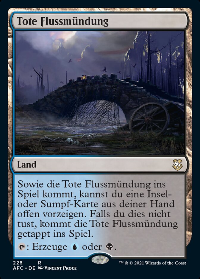 Tote Flussmündung