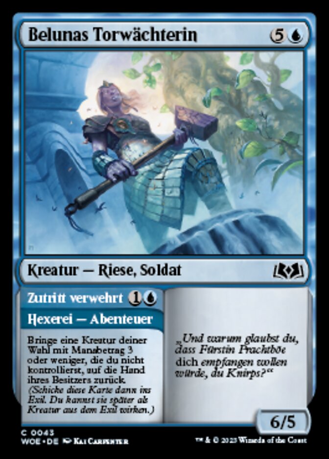 Beluna's Gatekeeper // Entry Denied