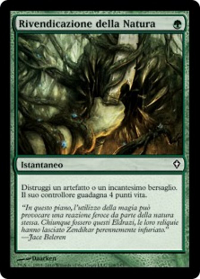Rivendicazione della Natura