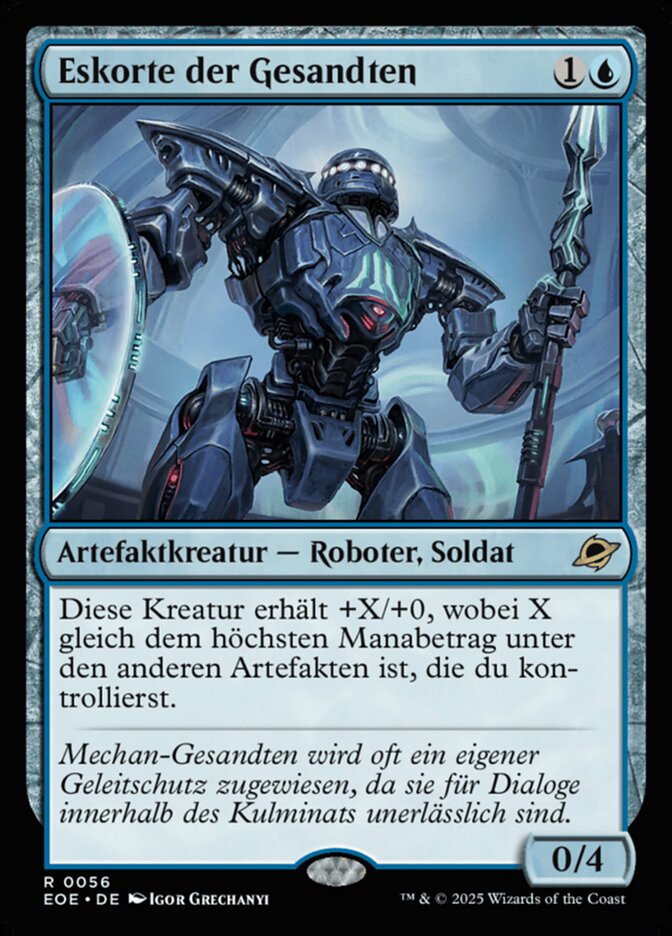 Eskorte der Gesandten