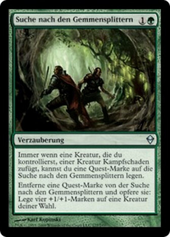 Suche nach den Gemmensplittern