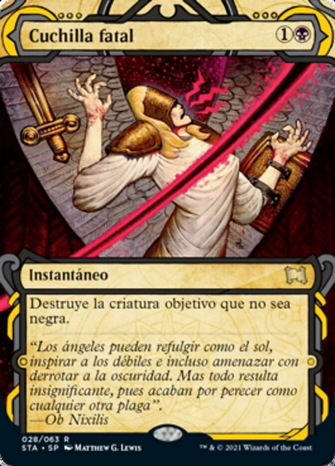 Cuchilla fatal