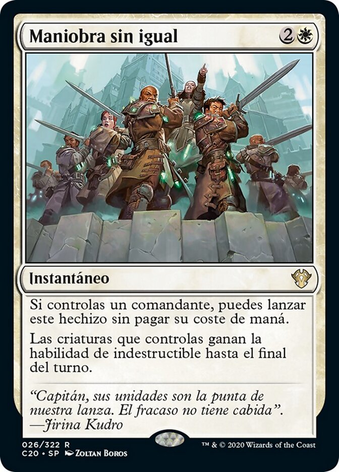 Maniobra sin igual
