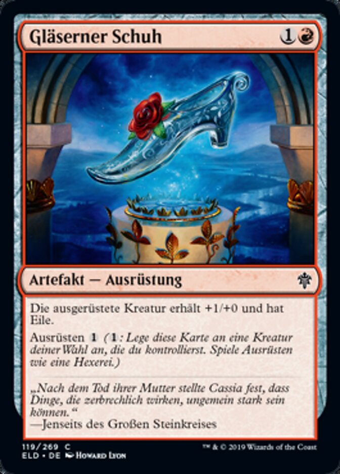 Gläserner Schuh