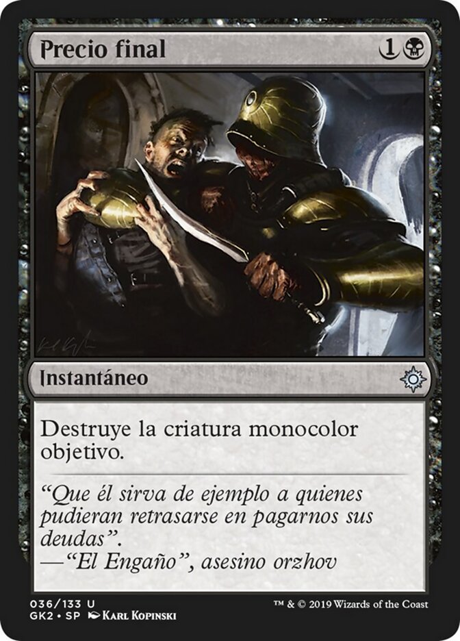 Precio final