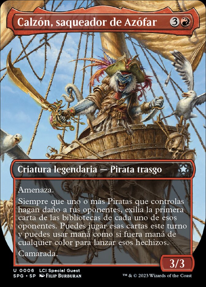 Calzón, saqueador de Azófar