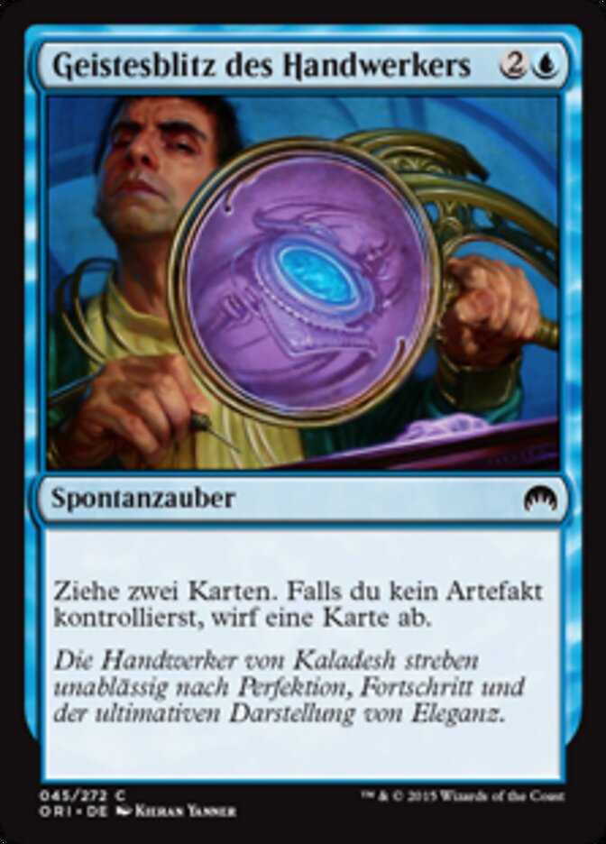 Geistesblitz des Handwerkers