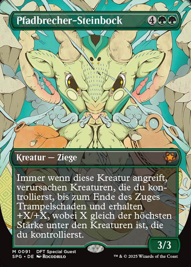Pfadbrecher-Steinbock