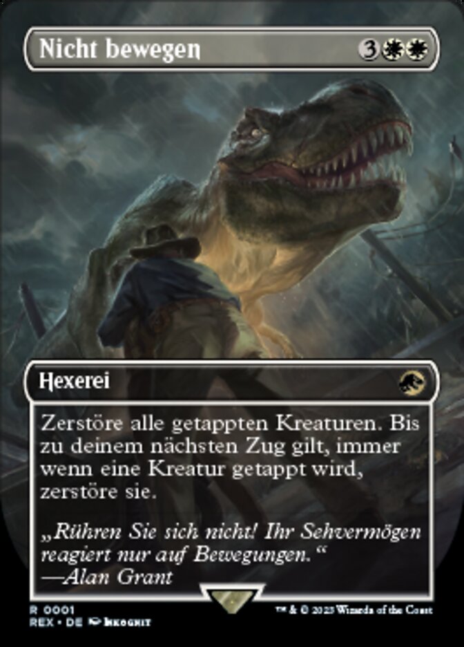 Nicht bewegen